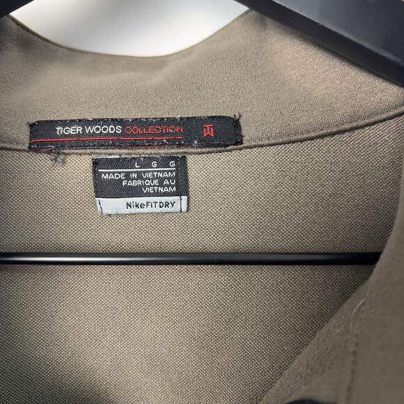 Nike Tiger Woods Collection 1/4 Zip Long Sleeve Pullover Size Large - Picture 3 of 8